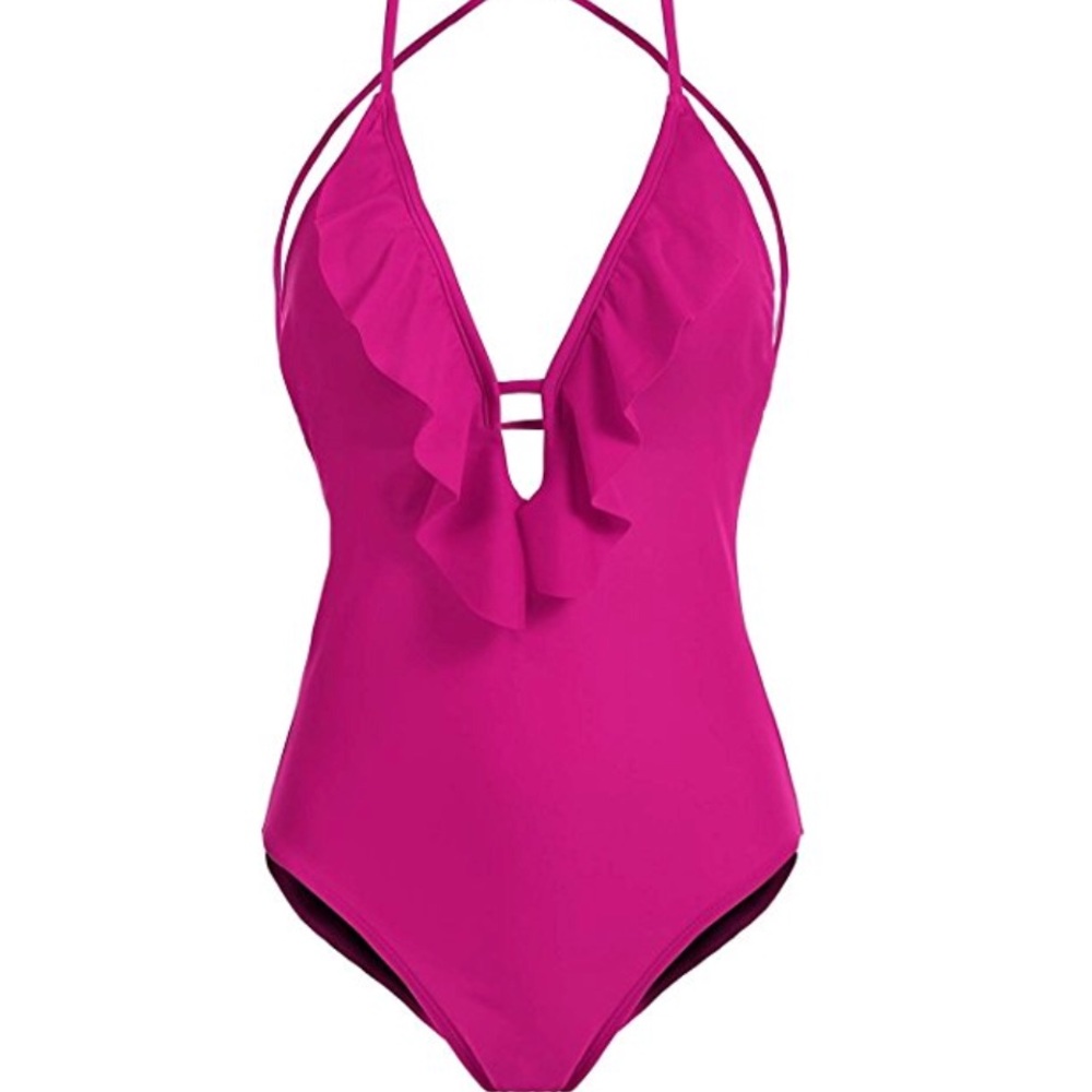 Pink one piece